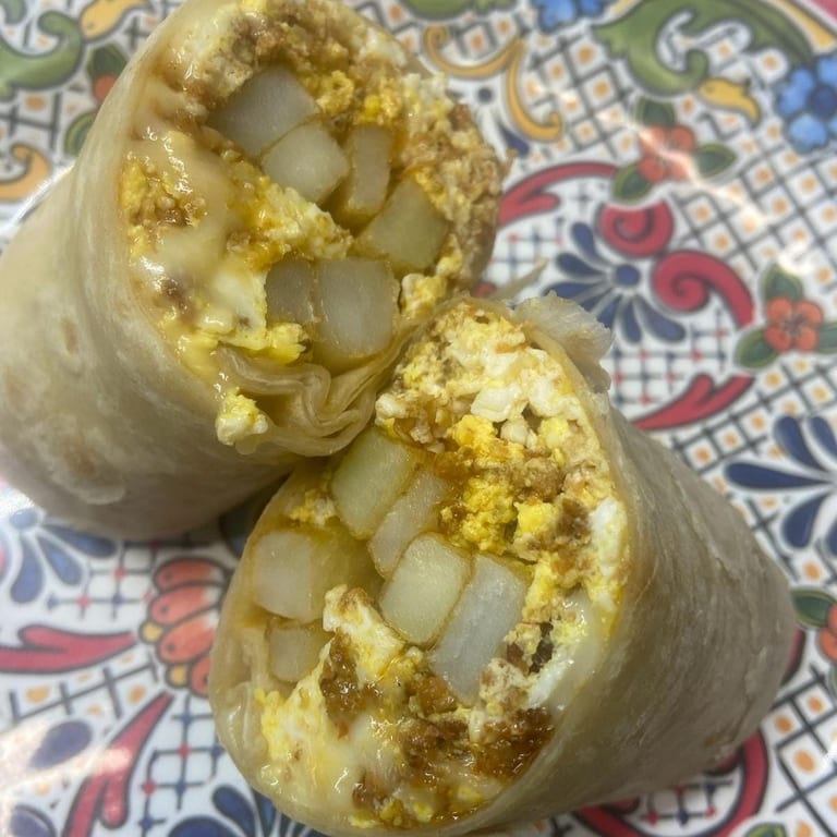 Delicious Breakfast Burrito