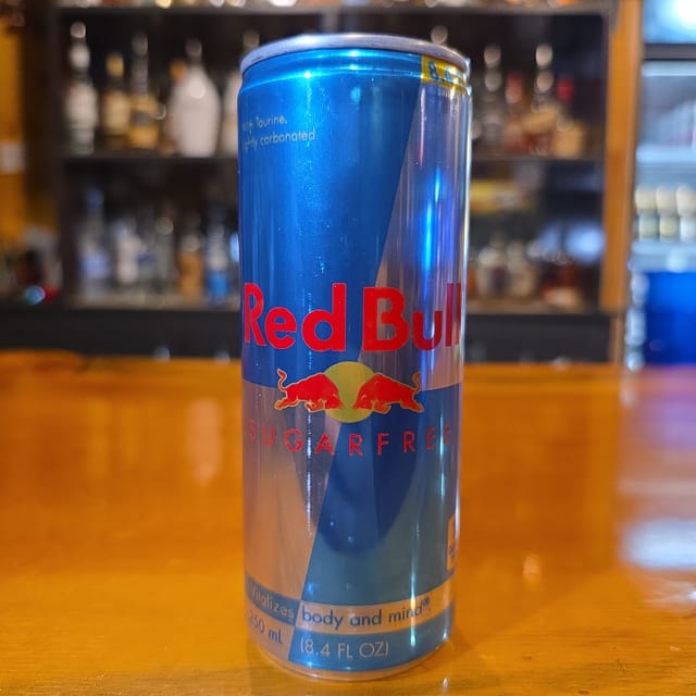 Red bull Sugar Free.