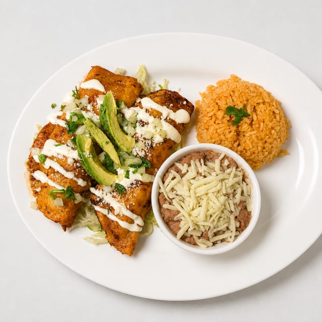 Enchilada Plate.