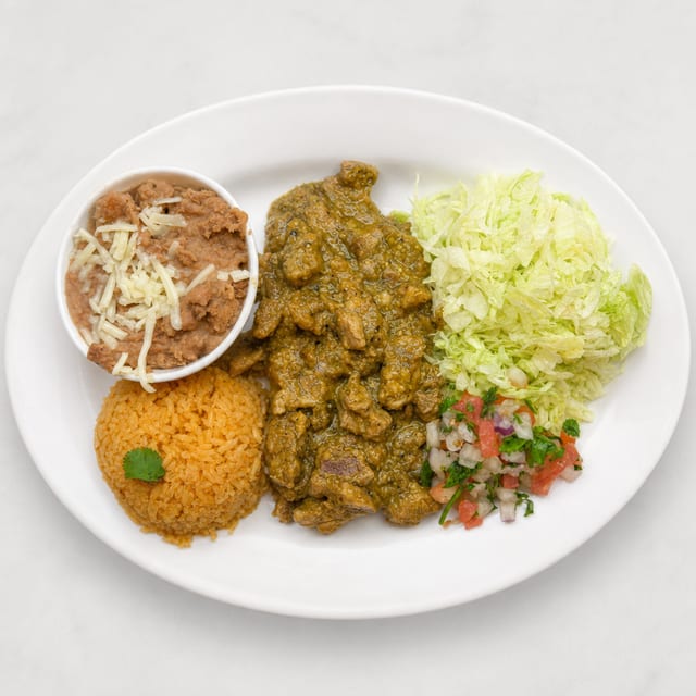 Chile Verde Plate.