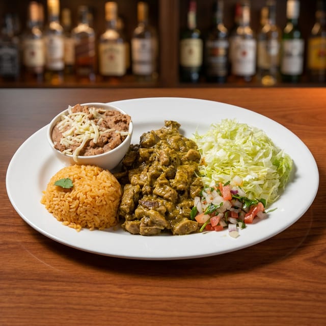 Chile Verde Plate.